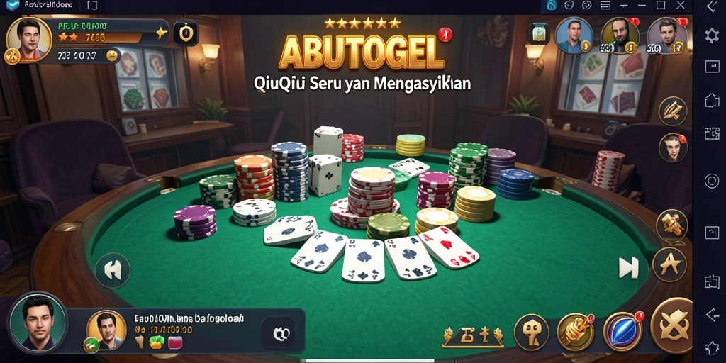 Tampilan gameplay seru dari ABUTOGEL QiuQiu.