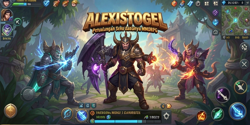 Gameplay ALEXISTOGEL menampilkan petualangan epik di dunia MMORPG.