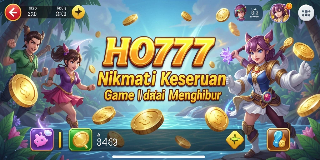 Tampilan gameplay seru dan menarik dari HO777 saat dimainkan.