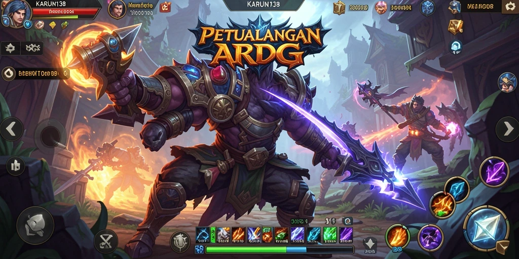 Tampilan gameplay mendebarkan dari KARUN138 yang penuh aksi.