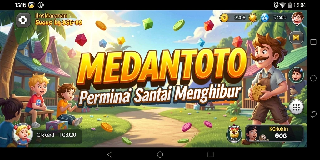 Tampilan gameplay MEDANTOTO yang mengasyikkan dan penuh warna.