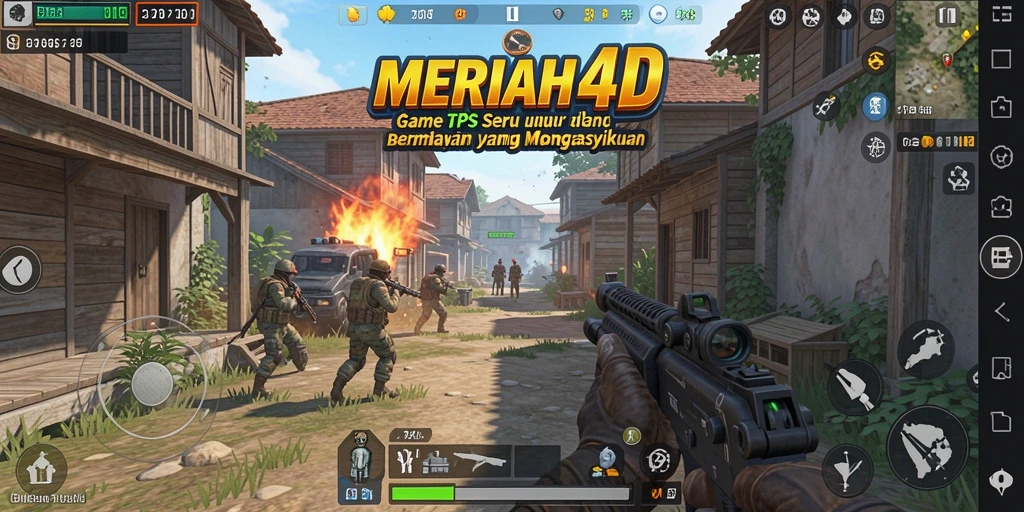 Tangkapan layar gameplay MERIAH4D menampilkan pertempuran yang mendebarkan.