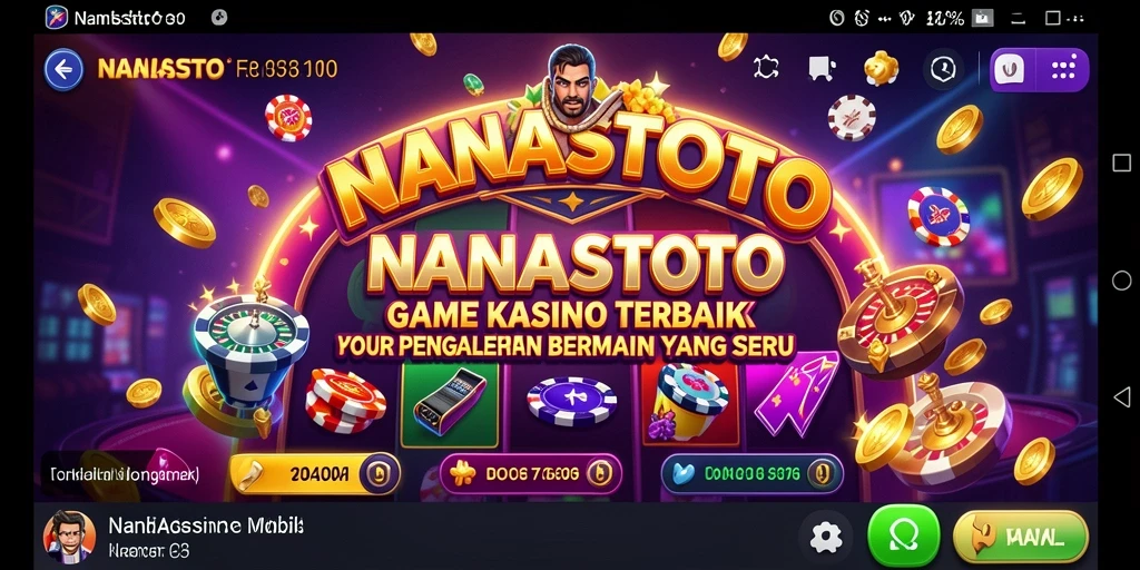 Tampilan gameplay NANASTOTO yang menarik dan penuh aksi Kasino.