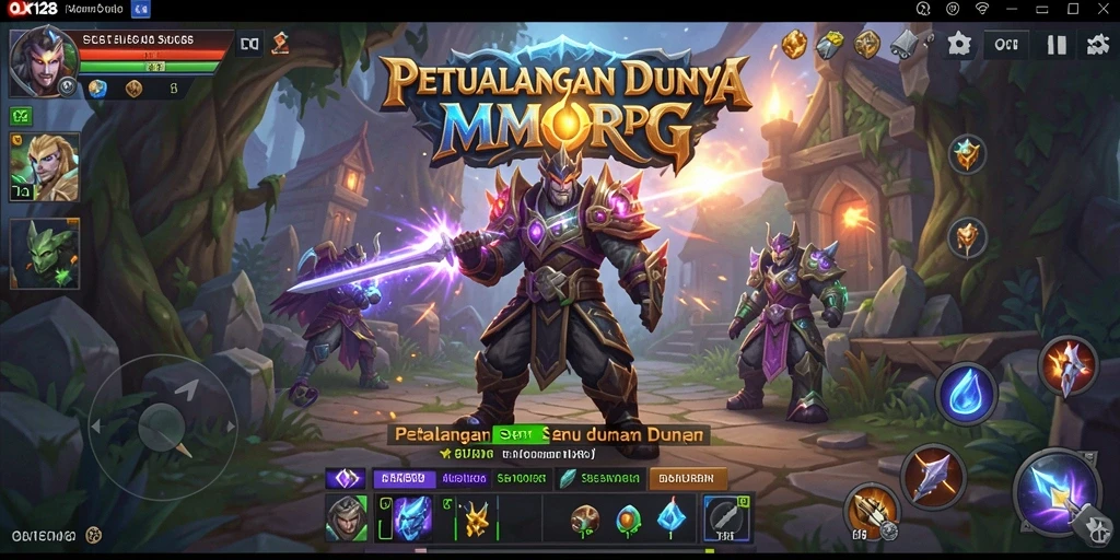 Gambaran layar dari gameplay mendebarkan di OLX128, penuh aksi dan petualangan.
