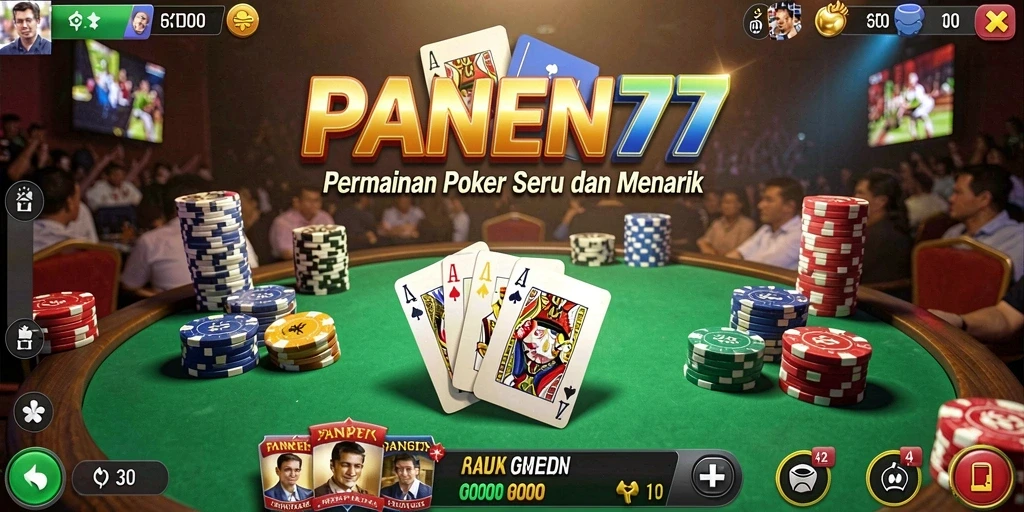 Gameplay menegangkan di PANEN77 dengan pemain dari seluruh dunia.