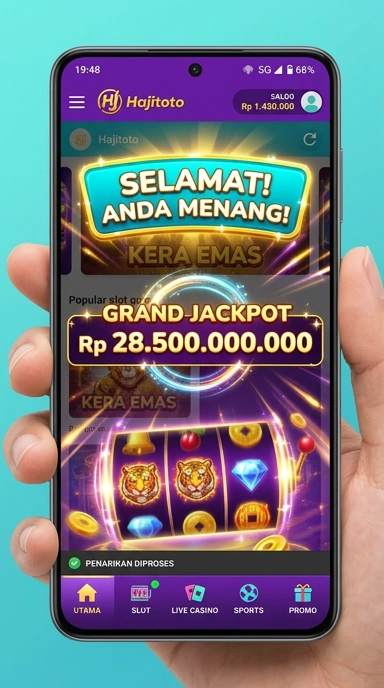 Proses pengunduhan aplikasi di hajitoto yang cepat dan efisien.